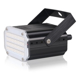 Flash Led Rgb Tricolor 10w Audioritmico Luces Dj Efectos