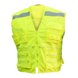 Chaleco Geologo Amarillo Fluor