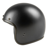 Casco Highway 21 .38 Retro Negro Mate Xl