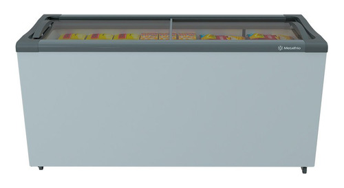 Freezer Horizontal Metalfrio 2 Portas De Vidro 405 Litros