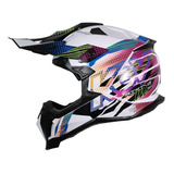 Casco Cross Kov Rising Idol Blanco Motocross Motos.shop