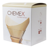 Chemex Fsu-100 Filtros De Café Plegados En Forma Cuadrada, N