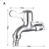 Grifo De Apertura Rápida, Grifo De Jardín Exterior Con Salid
