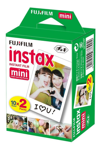 Kit P/ Instax Mini 9 8 7s 90 70 Pack Com 20 Fotos