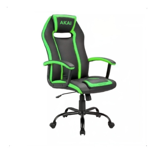 Silla Gamer Escritorio Pc Akai Green