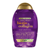 Shampoo Extra Fuerte Ogx -  Biotina Y Colágeno - 385 Ml