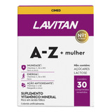 Multivitaminico - Lavitan  - A-z + Mulher - 30 Capsulas - Sem Sabor