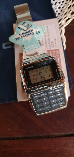 Reloj Casio Calculadora Data Bank Telememo 30 Vintage