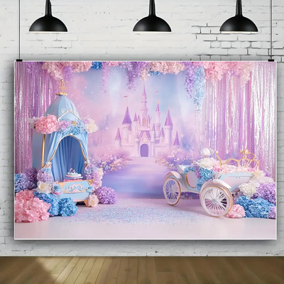 Banner Plano 2d, 1 Pieza, Fondo Fotográfico De Cumpleaños De
