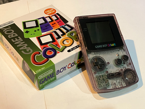 Nintendo Game Boy Color Cgb-001 Standard Cor  Atomic Purple