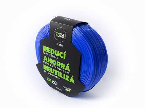 Filamento Pla Para Impresora 3d Hellbot Ecofila Recarga 1kg