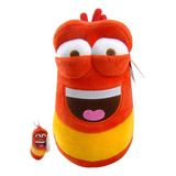 Serie Larva Tuba Amarillo Y Roja Set De Dos Peluches 45cm