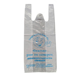 Bolsa Camiseta 30x40 Biodegradable Supermercado X10 Paquetes