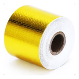 Fita Termotape Gold Prata Manta Térmica Escapamento Moto 5m