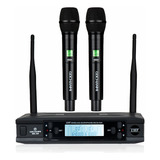 Micrófonos Gc Ug280 Inalámbricos Mano 2 Canales Sistema Uhf