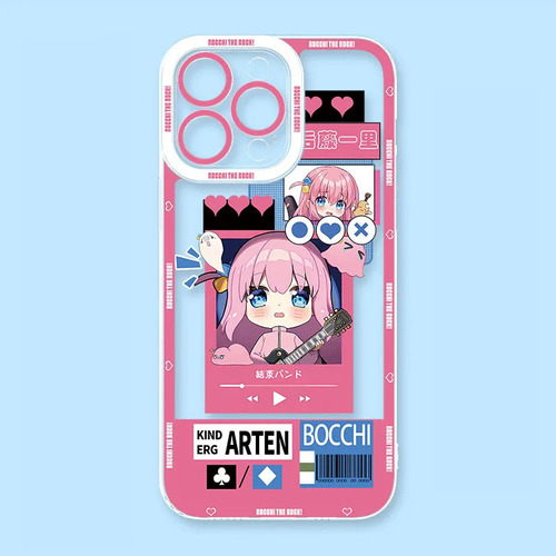 Funda Anime Bocchi The Rock For iPhone 15 14 Pro Max 13 12