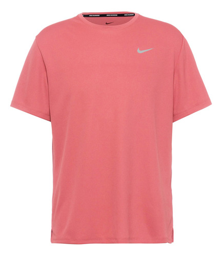 Camiseta Nike Dri Fit Uv Miler Running-coral
