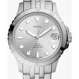 Fossil Fb-01 Reloj De Pulsera Para Mujer 36 Mm Plateado