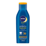 Nivea Sun Protector Solar Hidratante Fps 30 X 200 Ml