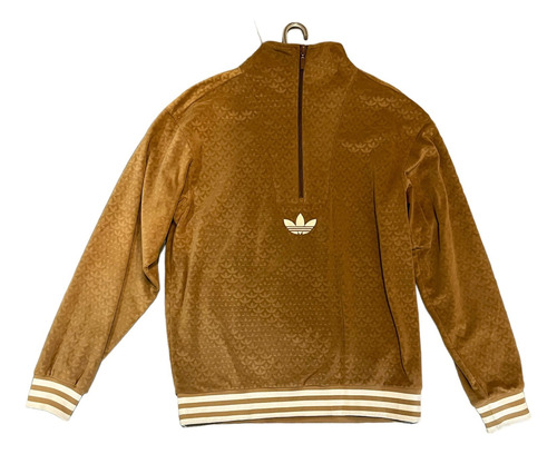 Sweater Buzo adidas Adicolor Terciopelo Talle S Marron  