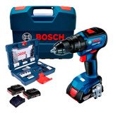 Parafusadeira Furadeira 18v Gsb18v-50 2 Baterias + Kit Bosch