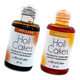 Colorantes Para Aerografo Holi Cakes Dripcolor 60ml X2