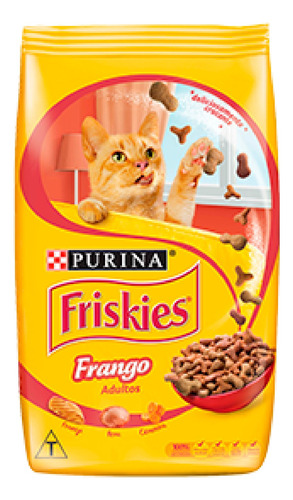 Alimento Friskies S Para Gato Adulto Sabor Frango Em Sacola De 3kg