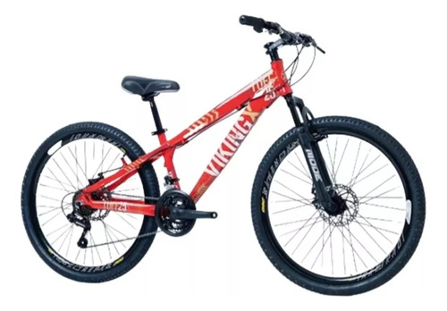 Bicicleta Vikingx  Aro 26 Câmbios Shimanos 21v Vermelho