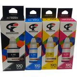 Kit De 4 Tintas Compatibles Con 190 G1100 G2100 G3100 G4100