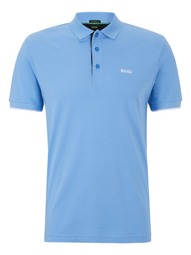 Polo Boss Para Hombre Con Logo Bordado En El Cuello