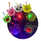 Collar Animalitos Led X 5 Colgantes Luminoso Fiesta Cotillon