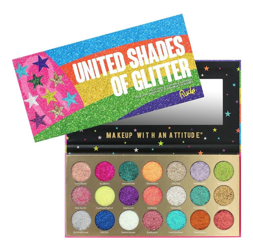 Paleta United Shades Of Glitter Rude 