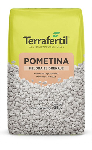 Pometina Piedra Pómez Terrafertil 5l Drenaje Aireación