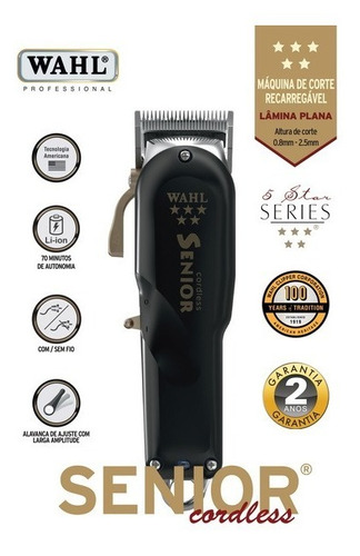 Maquina Wahl Senior Cordless 