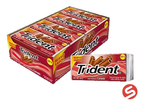 Trident Val-u-pack Canela 12pzs