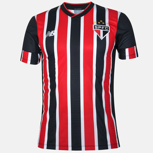 Camisa New Balance São Paulo Oficial 2024 Vermelha Masculina