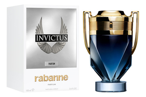 Rabanne Invictus Parfum 100ml | Original + Amostra De Brinde