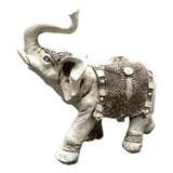 Estatua Elefante Hindu De Jardin 45cm Resina Apto Exterior