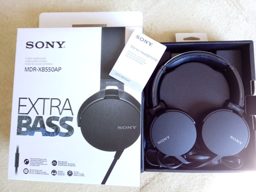 Fone Ouvido Sony Com Microfone Extra Bass Mdr-xb550ap 