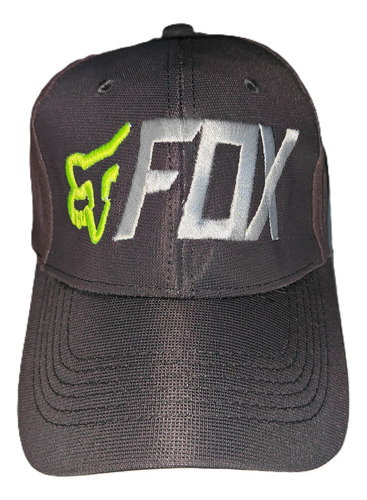 Gorra Fox Curva Cerrada Xflex Diseños En Gris