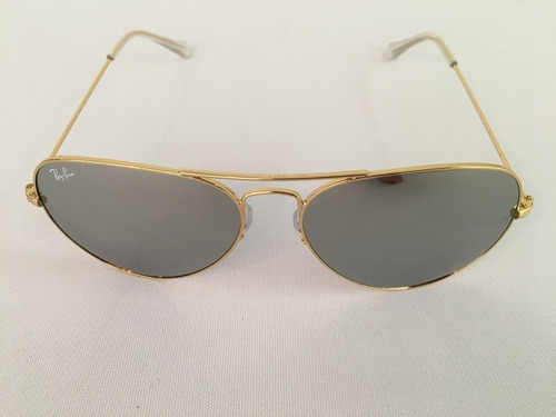 Lente Lentes Ray Ban Aviator Rb3026 Polarizado Gold Frame