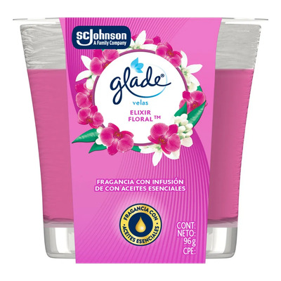 Glade Aromatizante Vela Elixir Floral 96g | MercadoLibre
