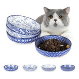 Juego De 4 Tazones De Comida Para Gatos , 14 Cm De Ancho, Al