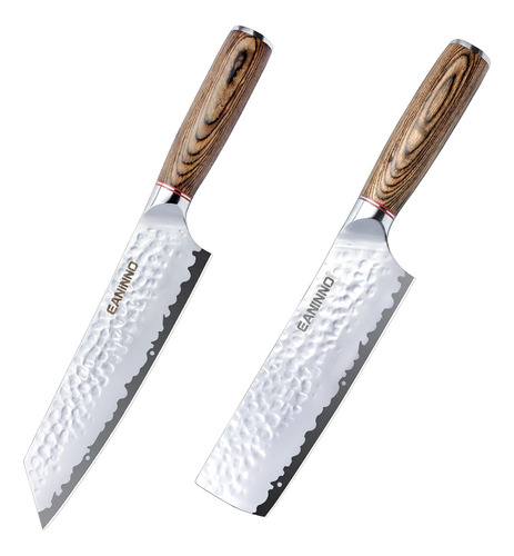 Set De Cuchillos Chef Japonés Y Nakiri (2 Piezas)