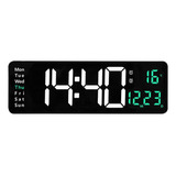 Reloj De Pared Digital Decorativo Led Pantalla Grande