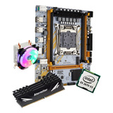 Kit Gamer Placa Mãe X99 Qiyida Ed4 Xeon E5 2670 V3 64gb + Co