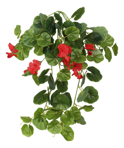 Enredadera Colgante 6 Flores Rojas, 60 Cm Vadell Home