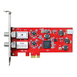 Tarjeta Tv Satélite Dvb-s/s2 Dual Tbs 6902 Pcie - Iptv En