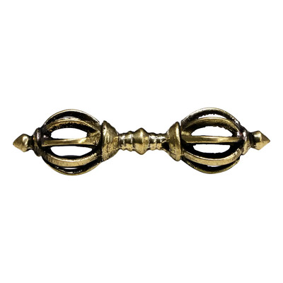 . Amuleto Vajra De Cobre Do Budismo Tibetano Feito De Orname