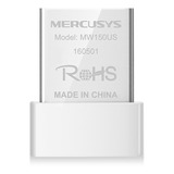 Adaptador Wifi Usb Mercusys Nano Inalambrico N150 Mw150us